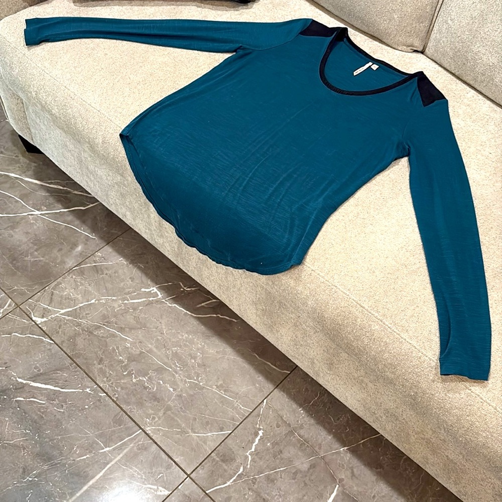 Calvin Klein Jeans Women's Blouse black bluegreen
